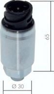 Czujnik ciśnienia bagnetowy 0,3 - 2 bar, zestyk przełączny, G1/4(GZ)