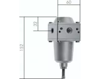 Reduktor ciśnienia dokładny, G1/4, 0,1-3 bar